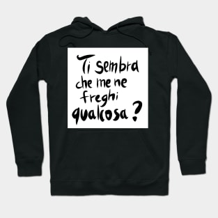 Ti sembra che me ne freghi qualcosa? Hoodie